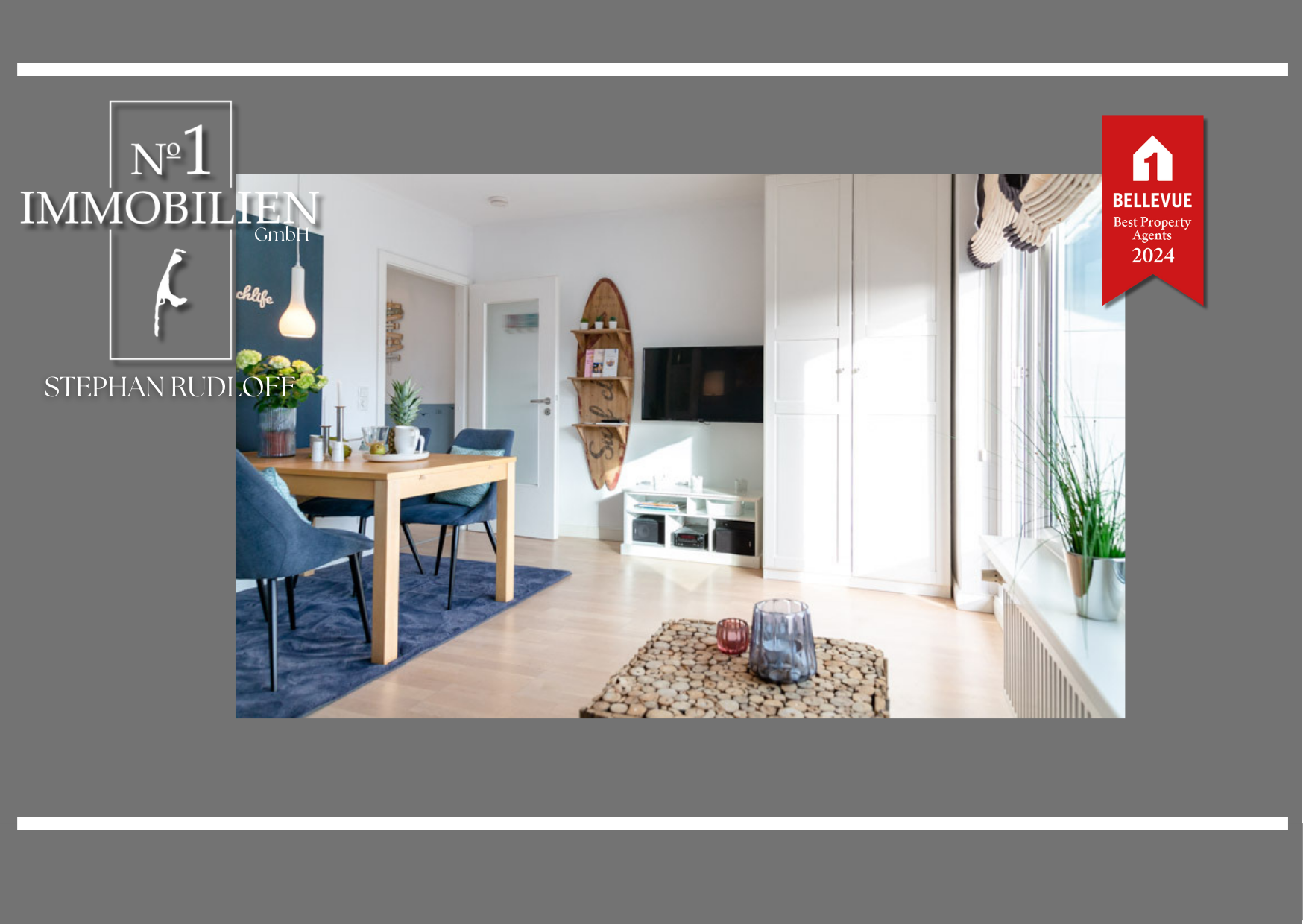 2 Zimmer Ferienwohnung an der City und Strand No.1 Immobilien auf Sylt