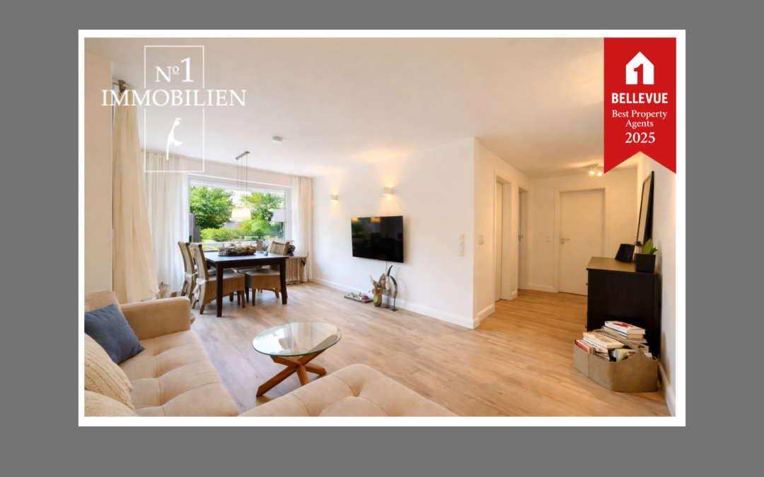 Ebenerdige 3 Zimmerwohnung m. Gartenteil