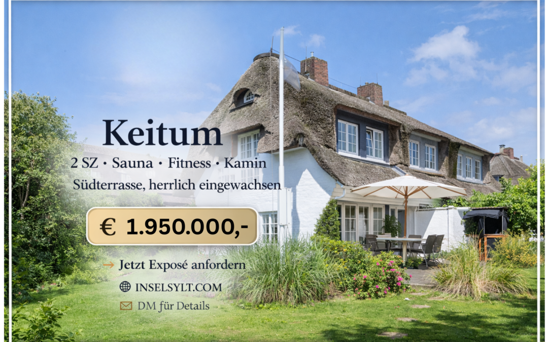 Keitum- Lux. Endhausteil mit vielen Extras